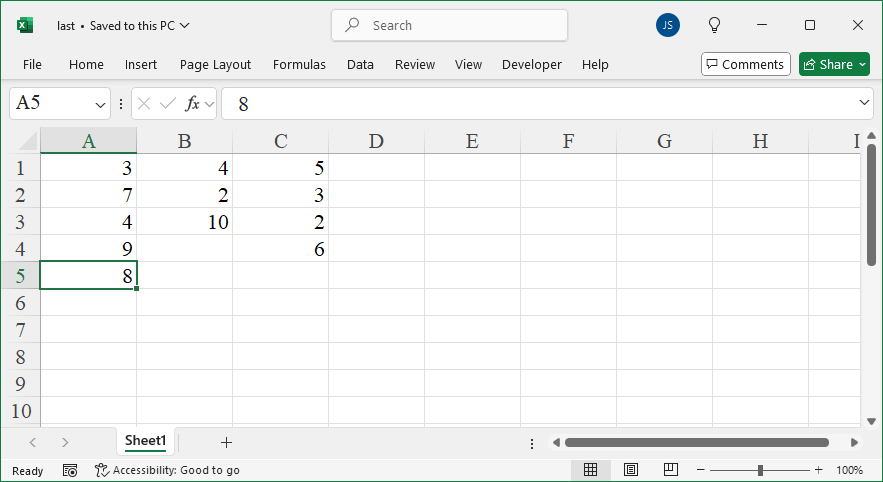 Reference the Last Row or Column Using xlwings