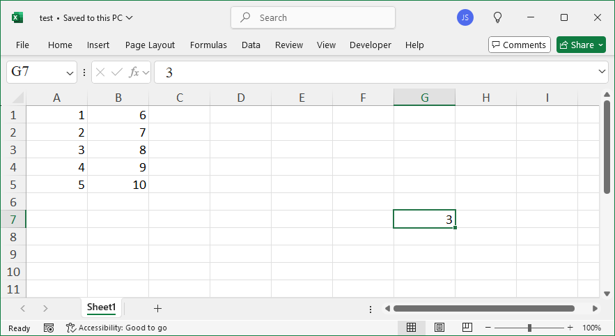 Use Evaluate Method Using xlwings