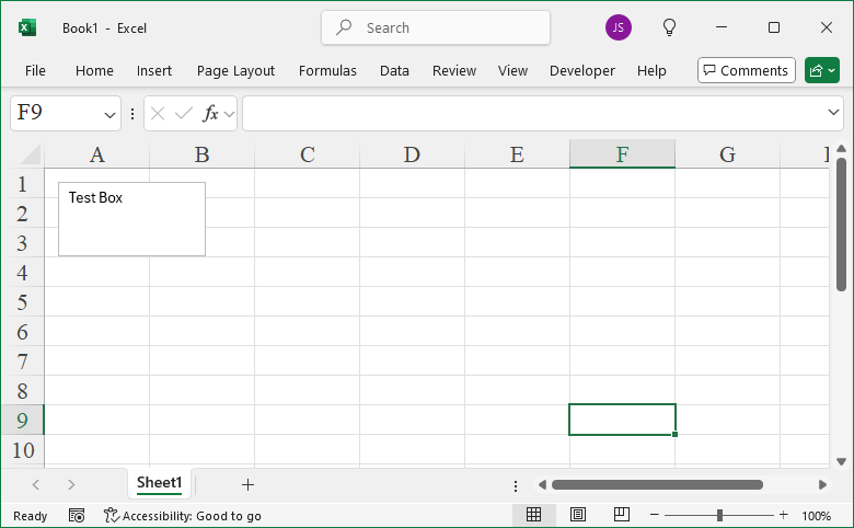 Create Text Box Using xlwings