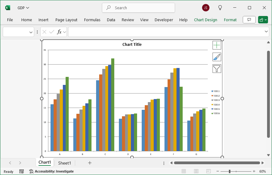 Create a Chart Worksheet Using xlwings